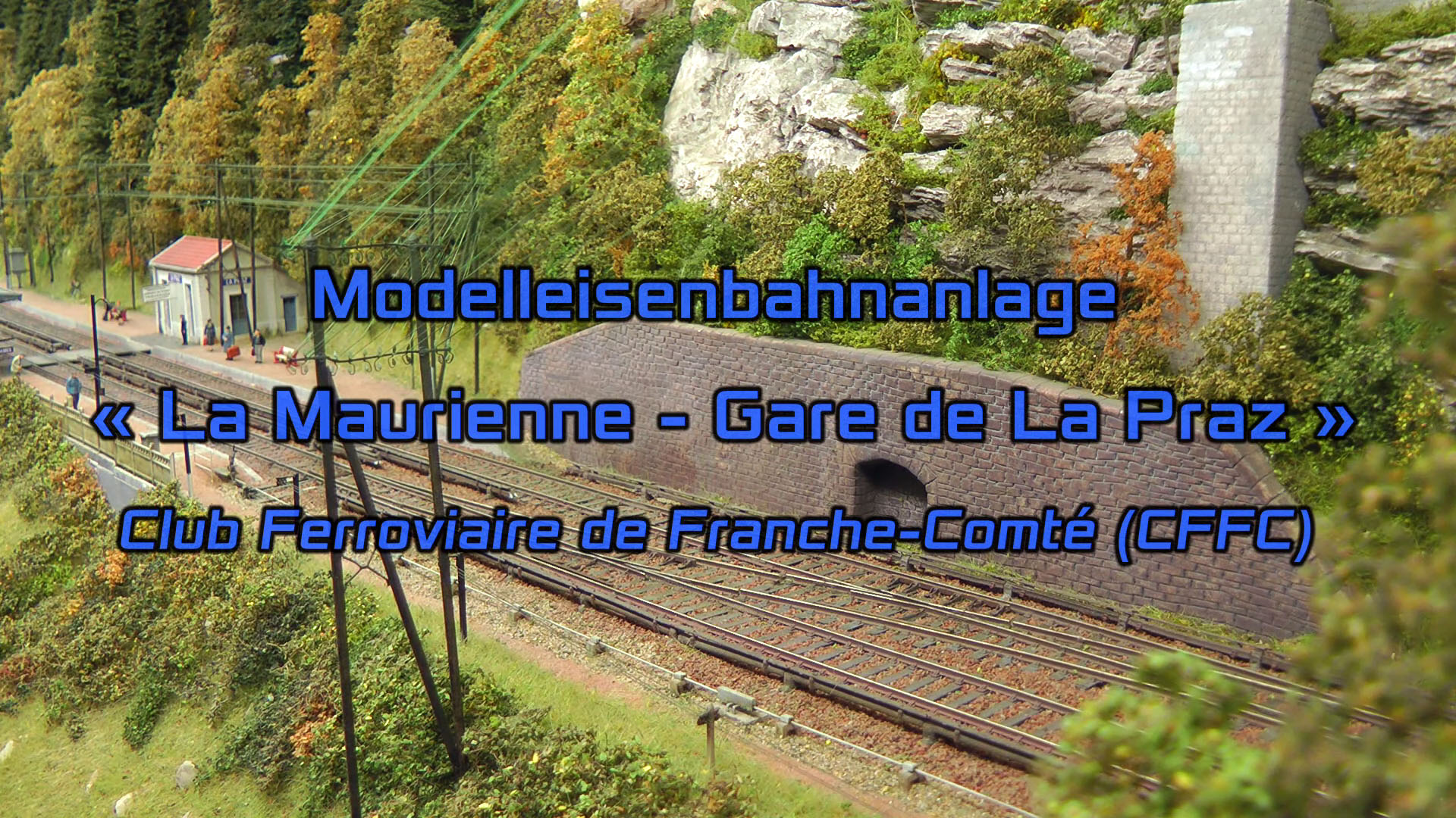 Realistische Modelleisenbahn in Spur H0 - Modellzüge der SNCF in Frankreich auf der Maurienne-Strecke