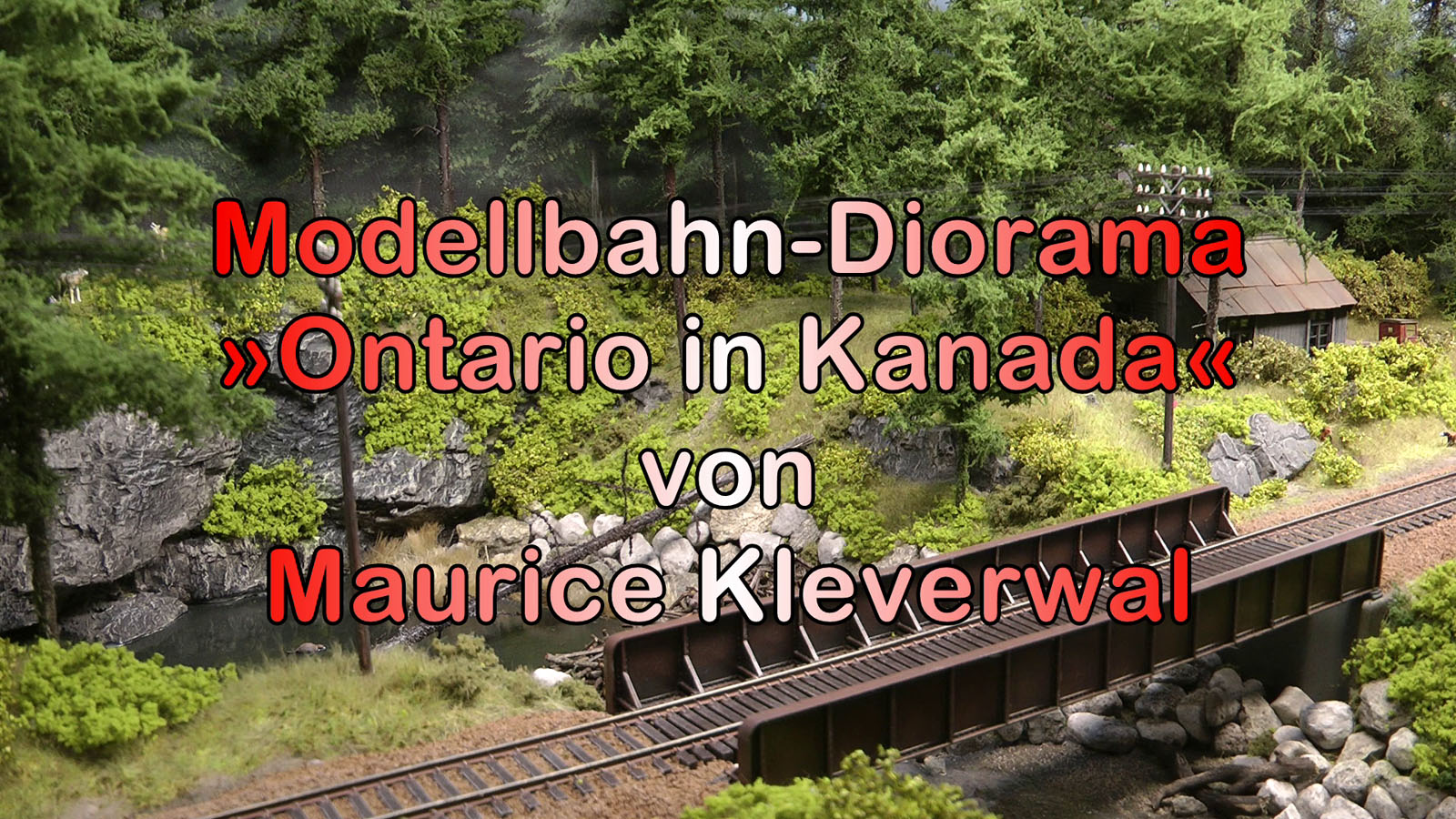 H0 Modelleisenbahn (Mini Anlage) – Ontario in Kanada mit TEE VT 11.5 von Maurice Kleverwal
